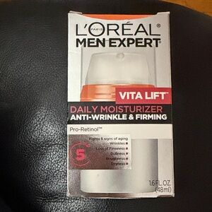 Men Expert Vita Lift Daily Moisturizer - Orange and White